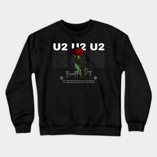 U2 // Flower Crewneck Sweatshirt